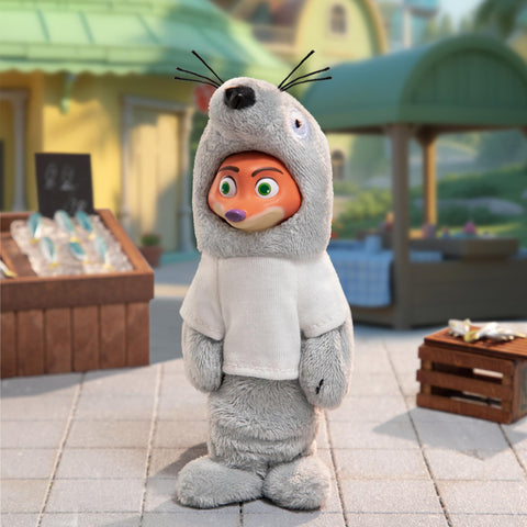 Disney Zootopia "Crazy Disguise" Series Blind Box - Nick & Judy Mystery Figure