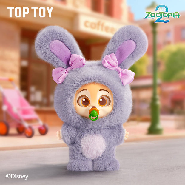 TOP TOY x Disney Zootopia 2 "Fluffy Cuties" Flocked Blind Box - Mystery Collectible Figure