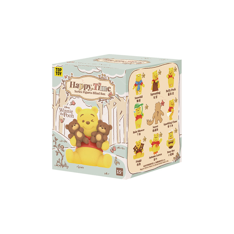 TopToyau | Disney Winnie the Pooh Happy Time (Forever Friends) Flocked Figure Blind Box