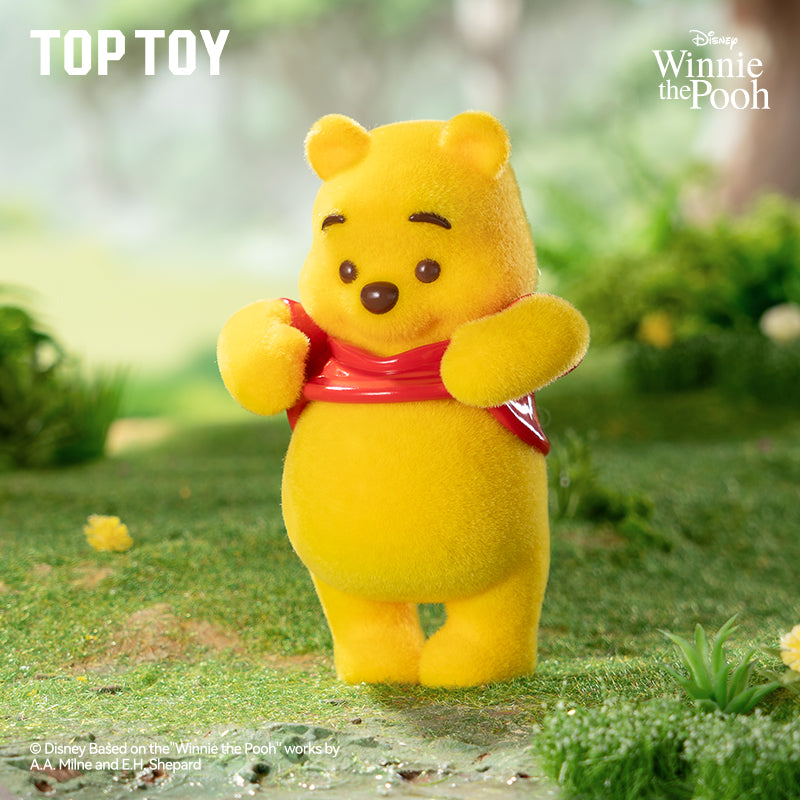 TopToyau | Disney Winnie the Pooh Happy Time (Forever Friends) Flocked Figure Blind Box