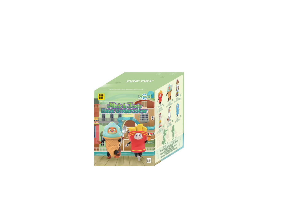 Disney Zootopia "Crazy Disguise" Series Blind Box - Nick & Judy Mystery Figure