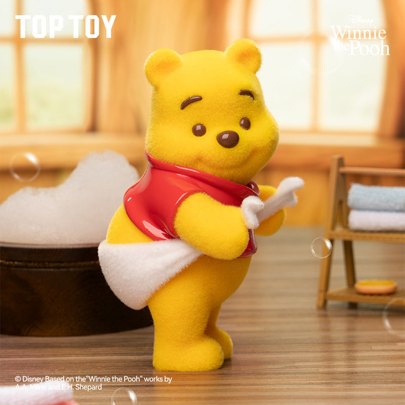 TopToyau | Disney Winnie the Pooh Happy Time (Forever Friends) Flocked Figure Blind Box