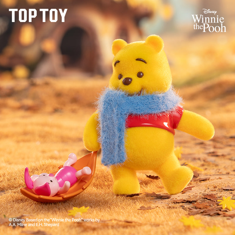 TopToyau | Disney Winnie the Pooh Happy Time (Forever Friends) Flocked Figure Blind Box
