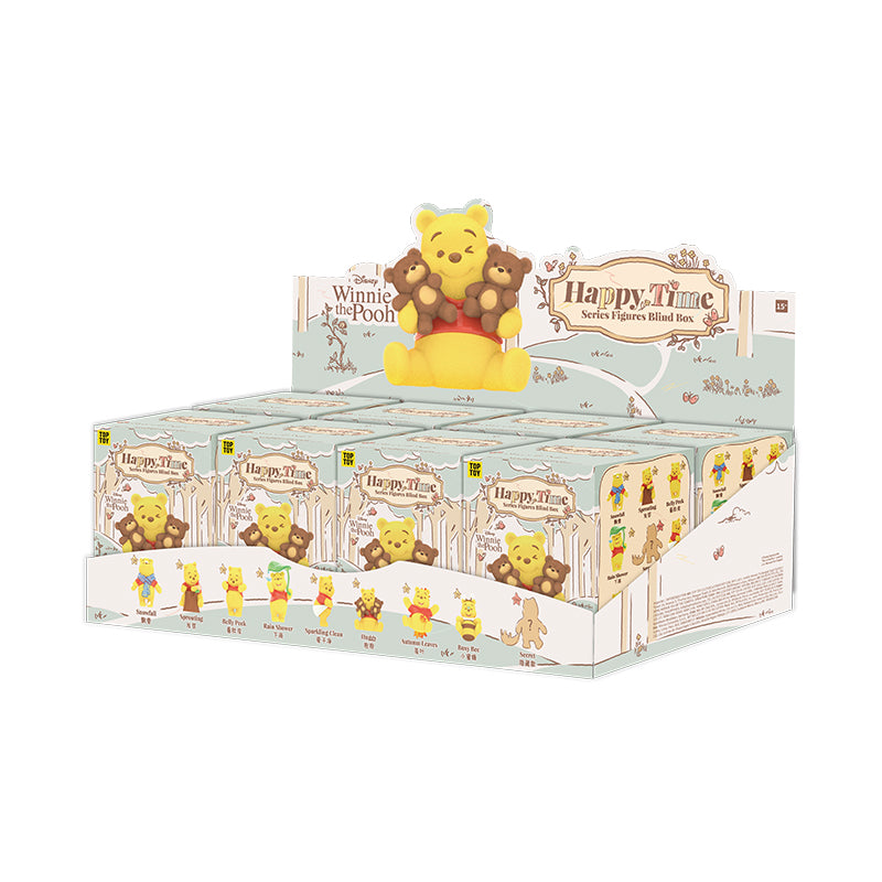 TopToyau | Disney Winnie the Pooh Happy Time (Forever Friends) Flocked Figure Blind Box